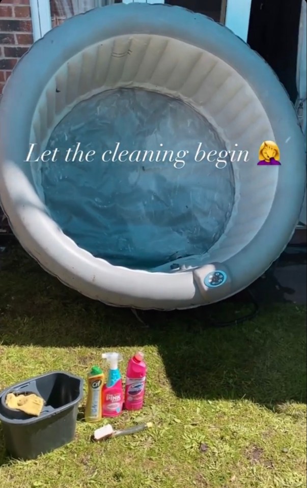 Cleaning the pool is a chore, but a necessary one