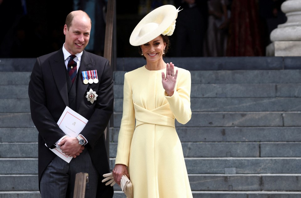 The Duchess of Cambridge excused confidence during the Thanksgiving ceremony