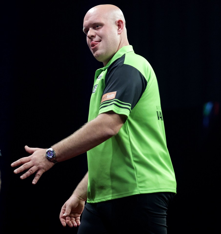 Van Gerwen underwent career-saving arm surgery