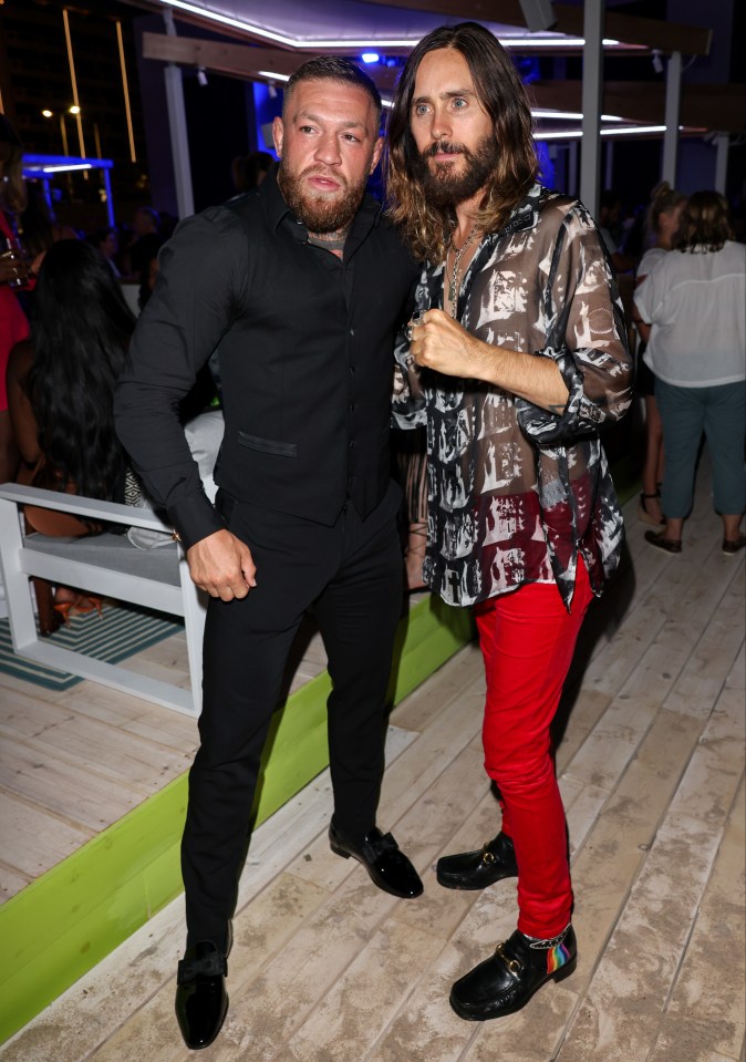 Conor McGregor hung out with movie star Jared Leto in Cannes