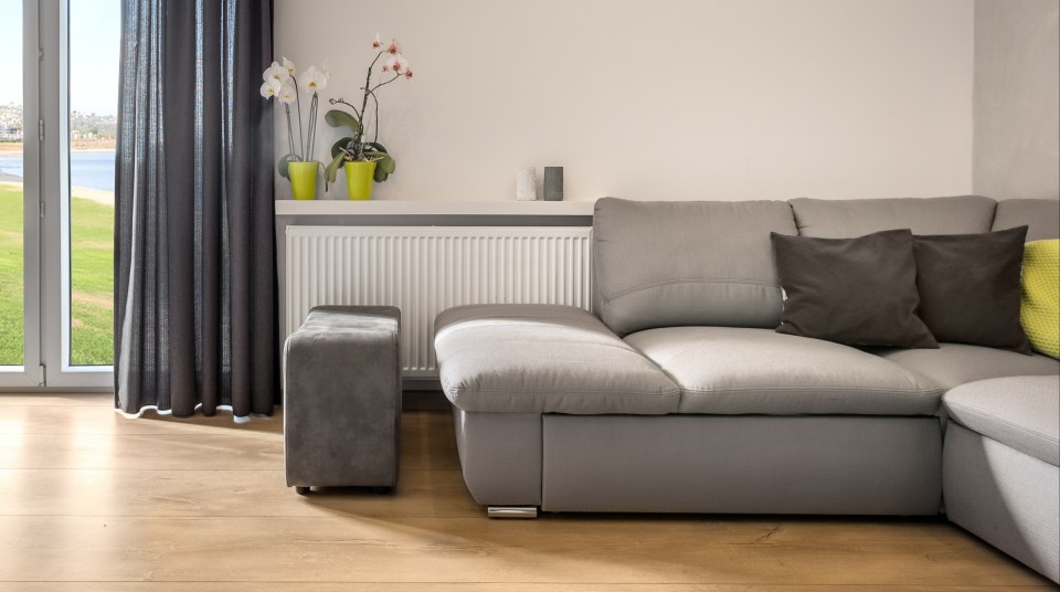 Moving the sofa away from the radiator could save you more than a hundred every year