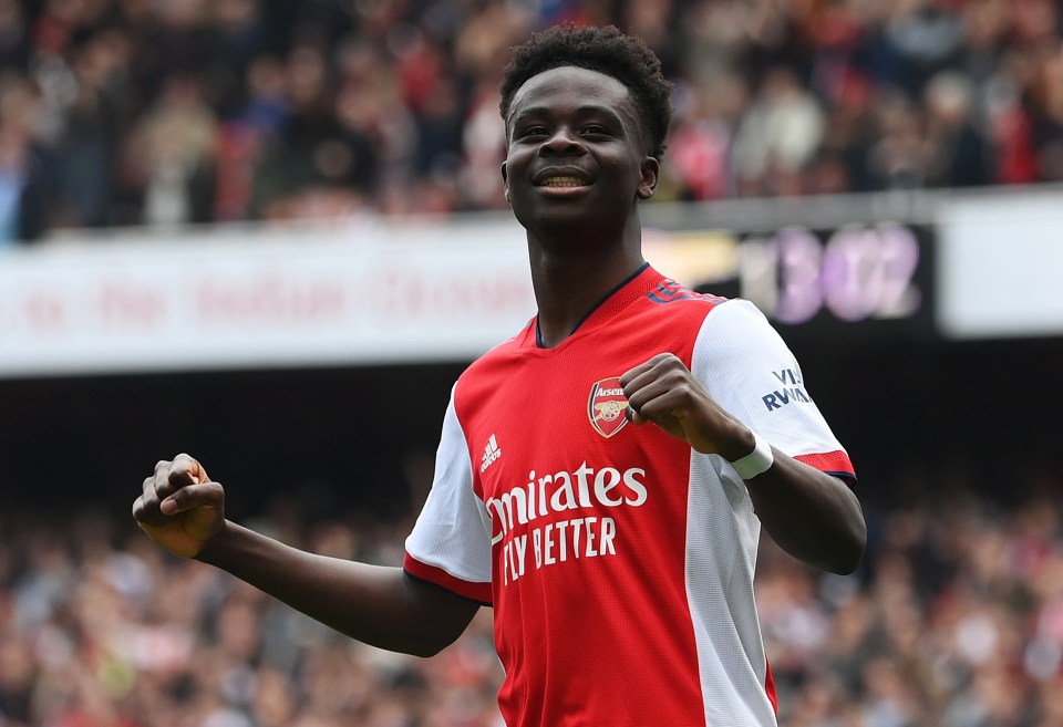 Bukayo Saka has been the Gunners' talisman for the last two years