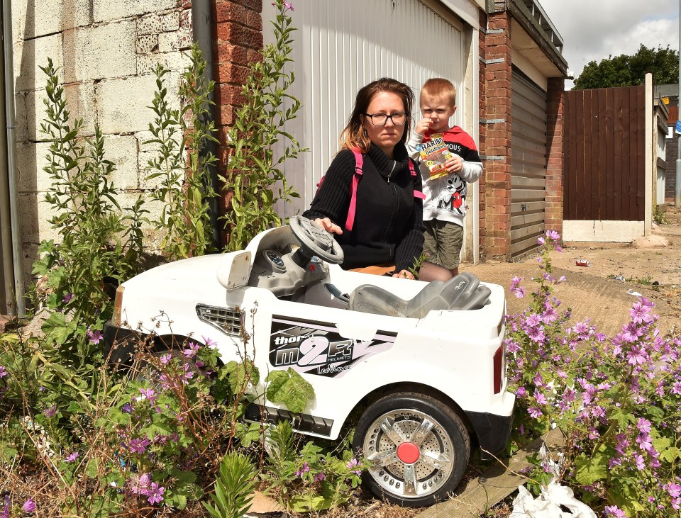 Barbara Nacham regularly tries to keep the area clean but has found it an uphill battle