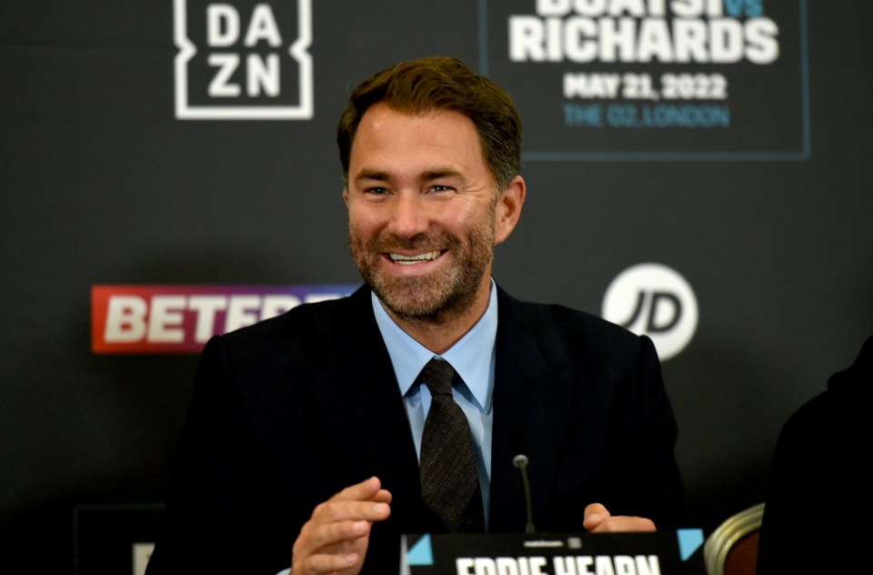 Eddie Hearn admits he is looking forward to the day Jake Paul suffers his first defeat