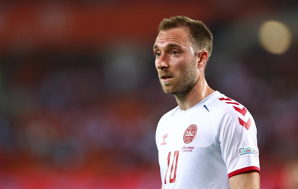 Christian Eriksen is set to choose between Manchester United and Brentford