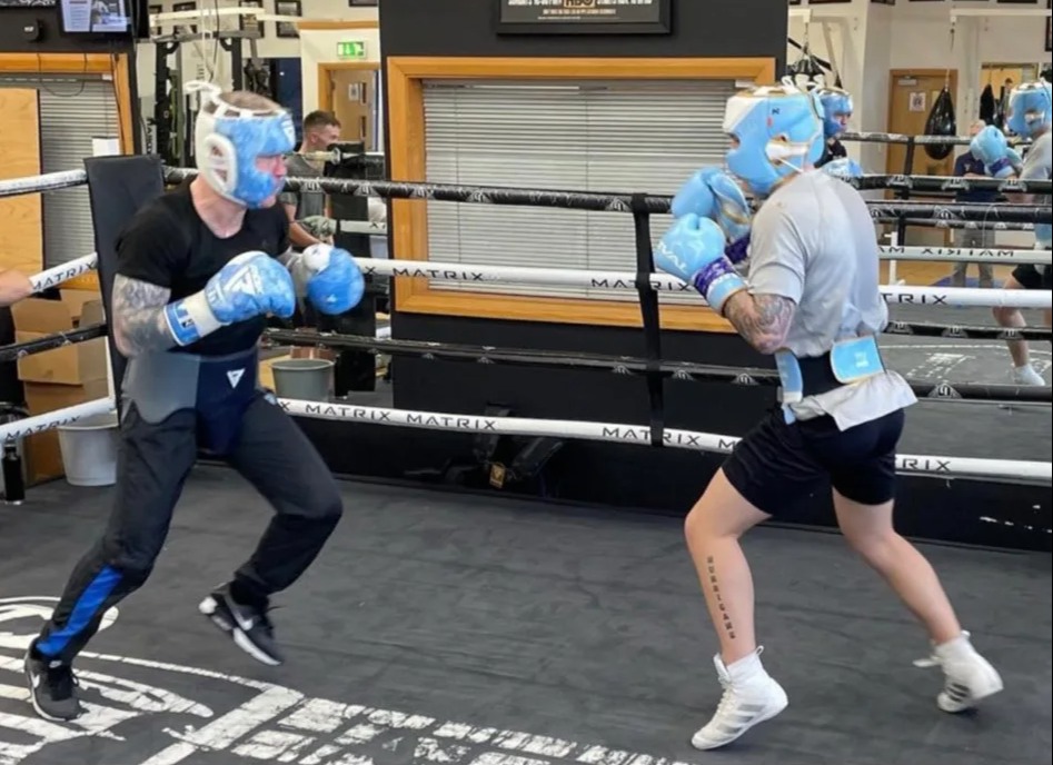 Ricky and Campbell Hatton went toe-to-toe in the ring - with both taking to Twitter to reveal their joy