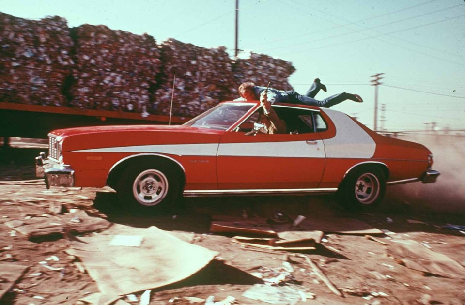 In fifth is Starsky and Hutch’s Ford Gran Torino