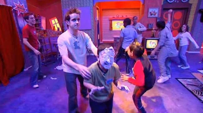 The show often featured a pie in the face