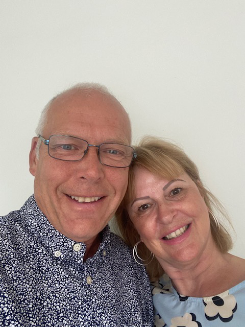 Caroline Parsons, 62, is a teaching assistant and lives in Cardiff with her partner Dean Jones, 64, a retired police officer