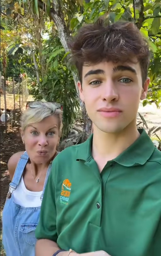 Kyle and his mother Zena Foord, who got into hot water for importing a capybara into Northern Ireland