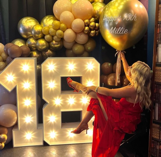 Millie celebrated her 18th birthday over the weekend