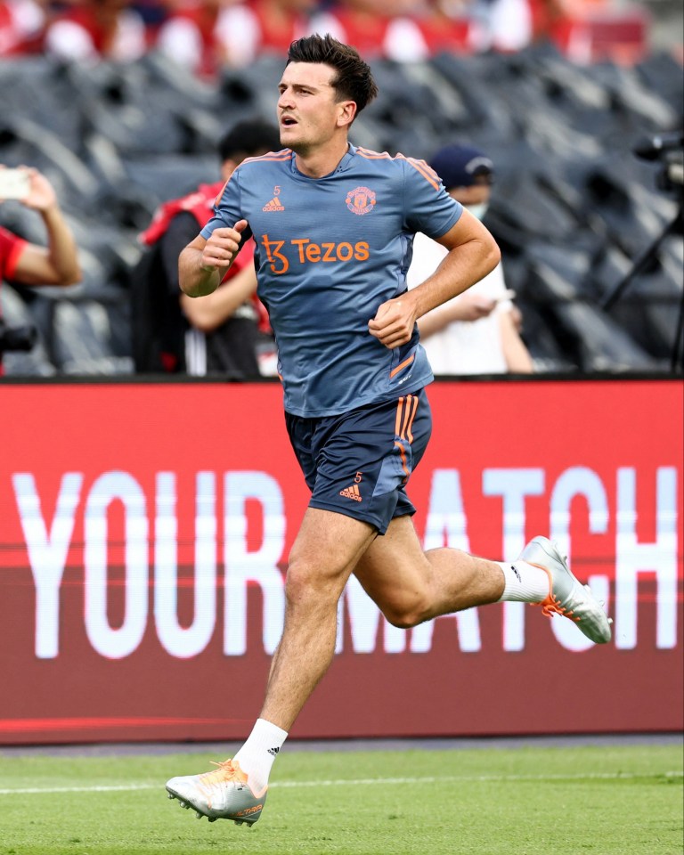 The centre-back trained with the squad in Bangkok this morning