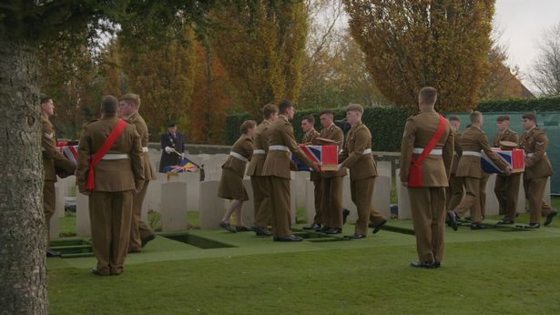 The heartbreaking ceremony had viewers in tears