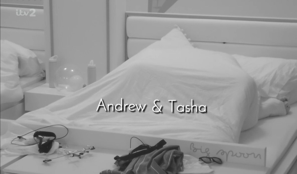 Love Island fans feared for one Love Island star after Tasha and Andrew got intimate under the sheets next to them