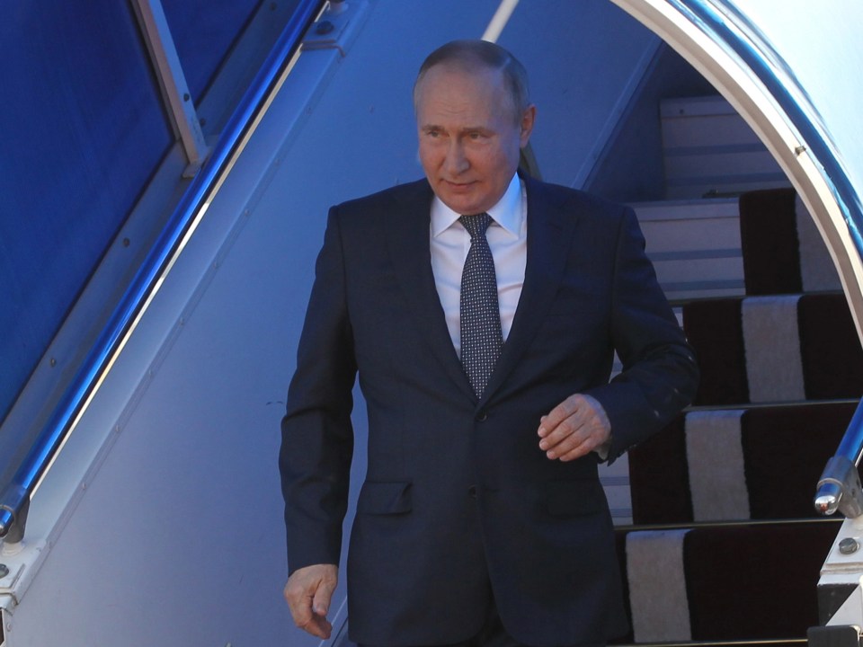 Vladimir Putin arrived in Iran on Tuesday for talks with Ayatollah Ali Khamenei