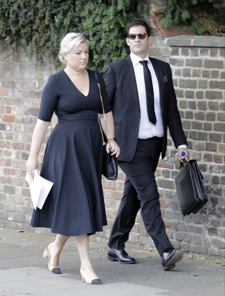 Jazz singer Natalie Rushdie and husband Zafar Rushdie are among the mourners