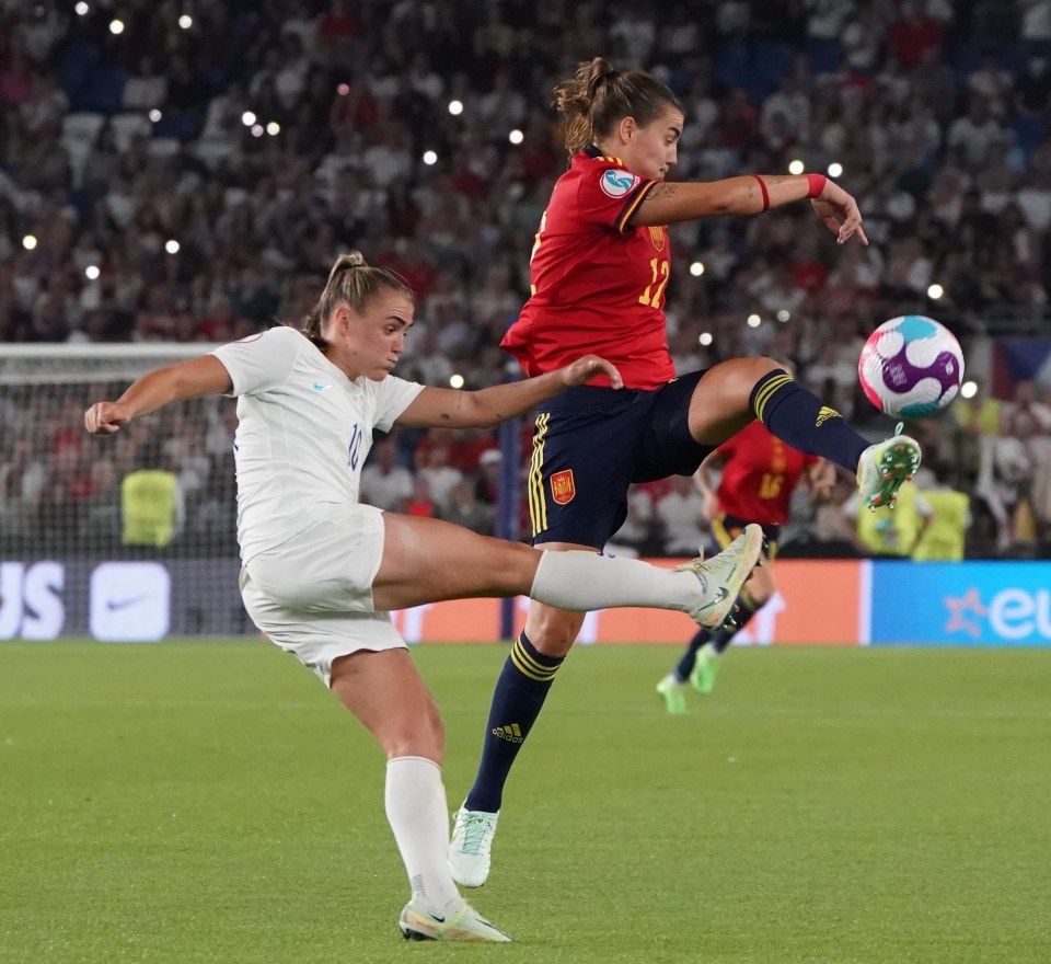 The blistering goal that Georgia Stanway scored for England against Spain