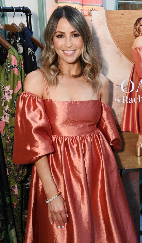 The star at the launch of her Oasis collection last month