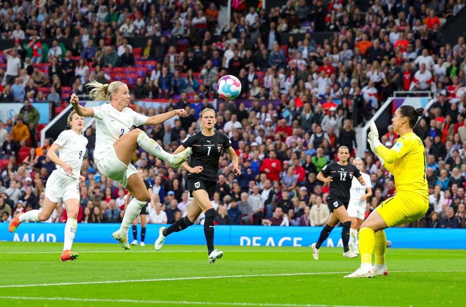 Beth Mead sent an Old Trafford full house wild with England's Euro 2022 opener