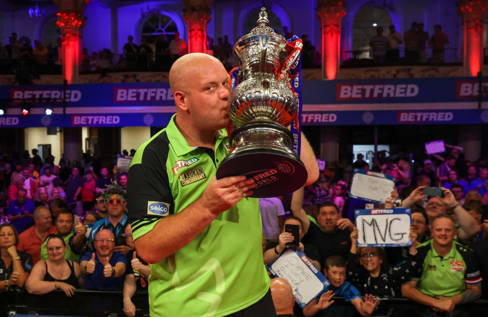 MIchael van Gerwen admitted his final victory 'meant the world'