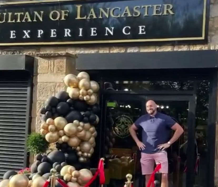 Fury revealed his plans to become PM at the grand opening of the Sultan of Lancaster