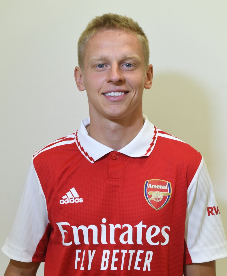 Oleksandr Zinchenko's Arsenal number has been revealed