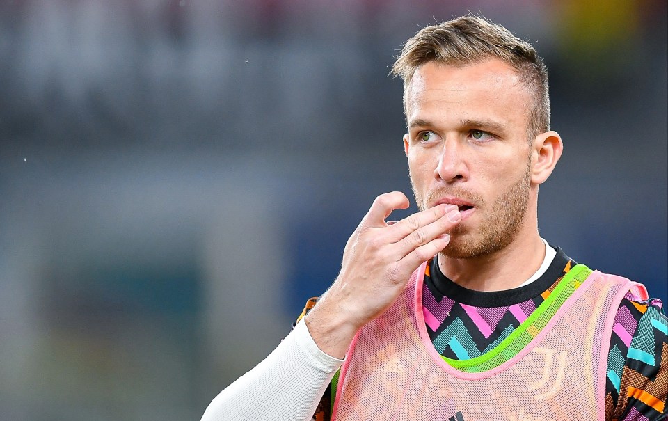 Arthur has been left behind from Juventus' pre-season tour