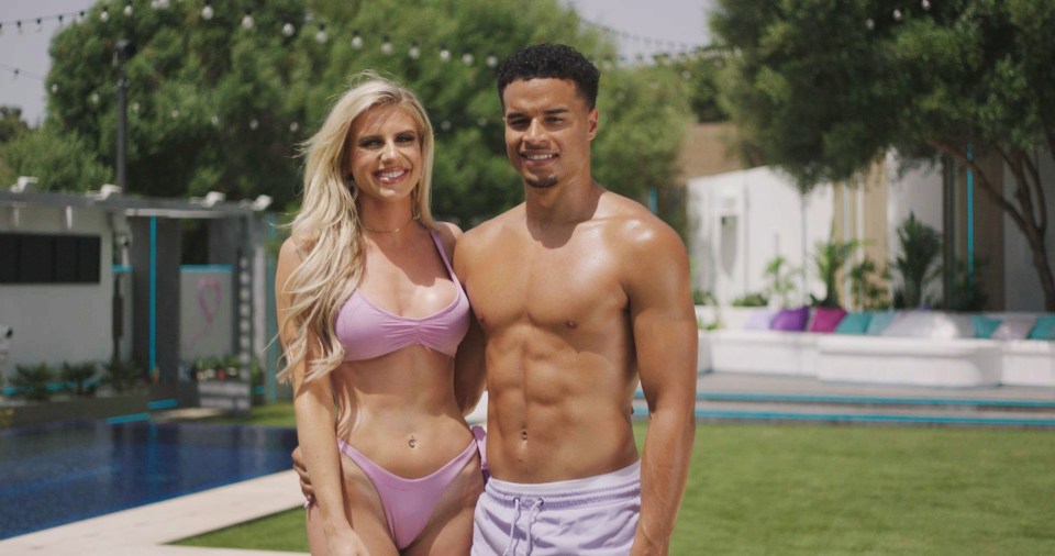 Chloe and boyfriend Toby shot to fame on Love Island