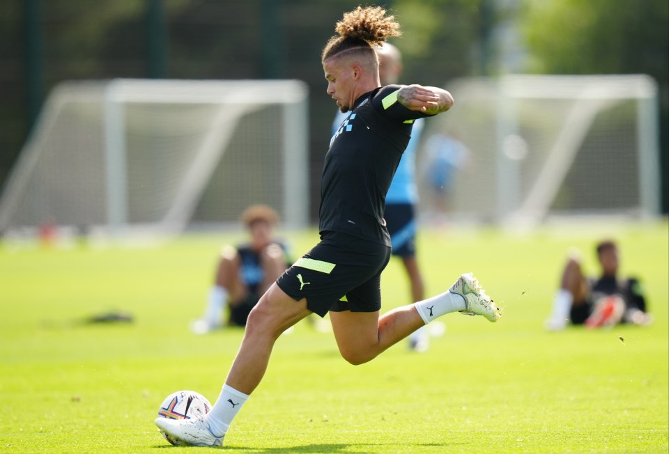 The midfielder arrived at the Etihad from Leeds United last week but missed his unveiling due to illness