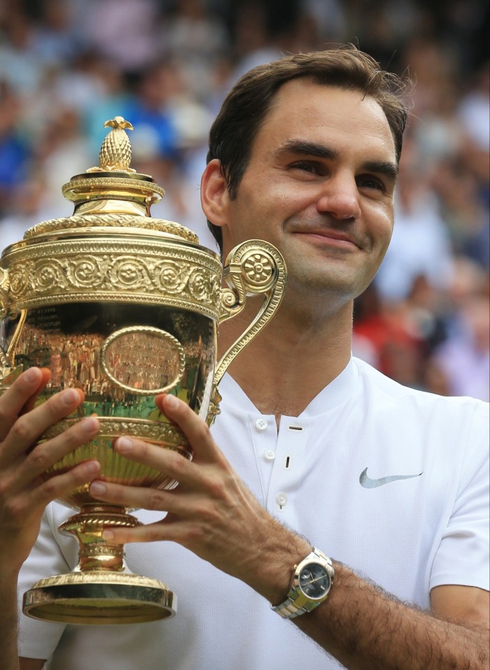 Federer has won more Wimbledon men's singles titles than anyone else (8)