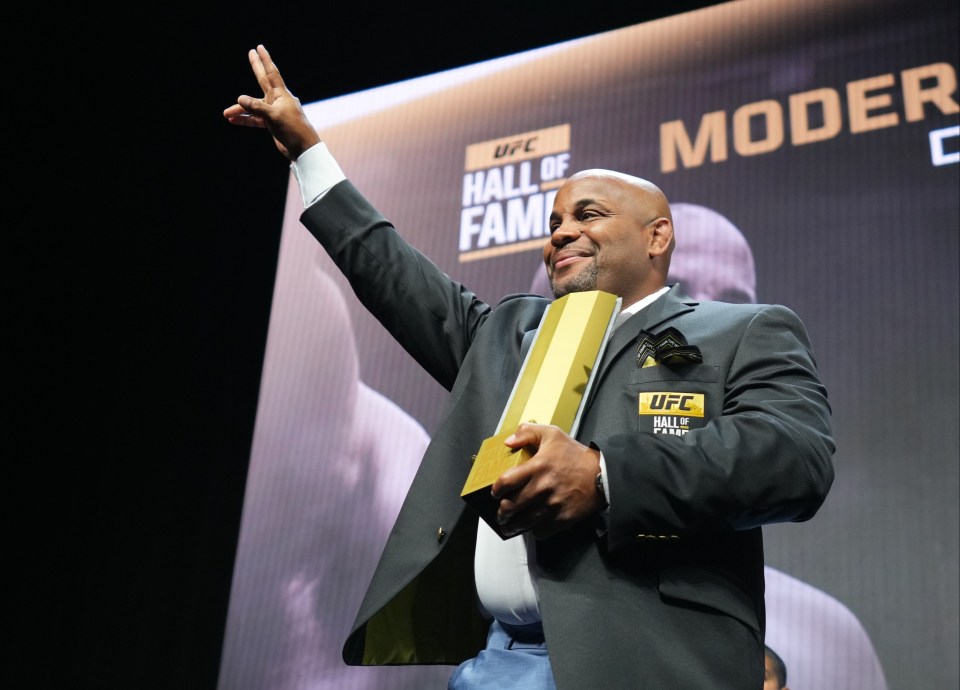 Cormier said it was a "dream" to be inducted into the UFC Hall of Fame