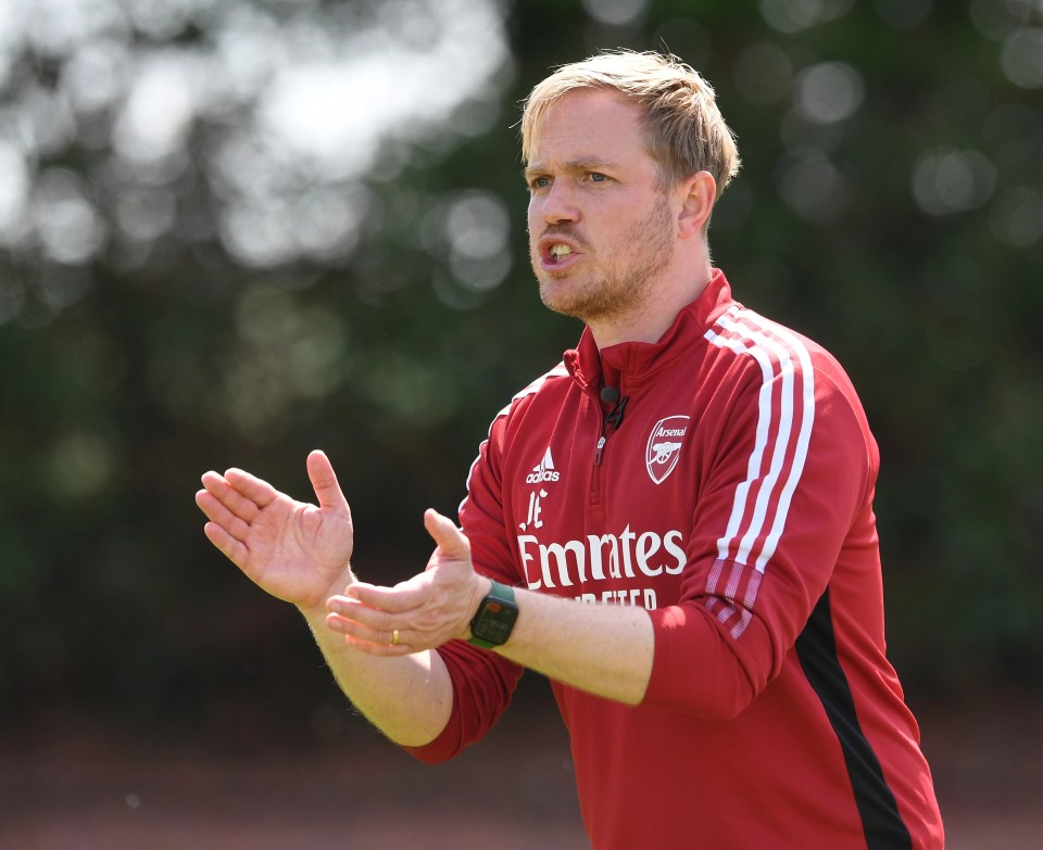 Arsenal Women's boss Jonas Eidevall was also among the punditry team