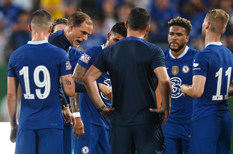 Chelsea boss Thomas Tuchel was left furious with his team