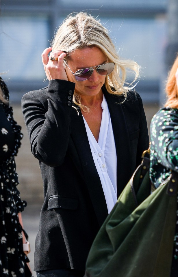 Isla Traquair, pictured outside Salisbury Magistrates’ Court, where she told of her stalking hell