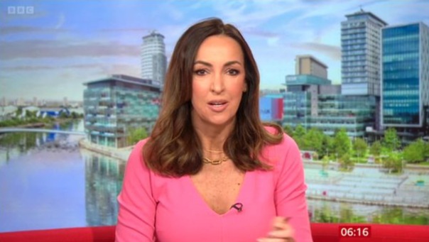 Sally Nugent was far from impressed with the camera work on BBC Breakfast