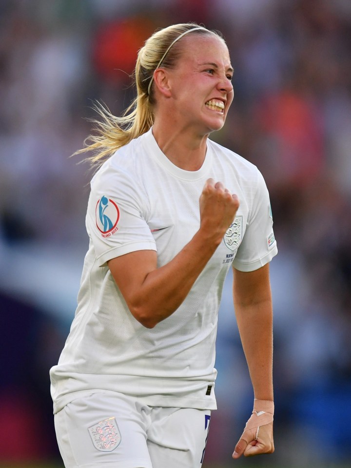 Beth Mead grabbed a hat-trick as England booked their place in the knockouts