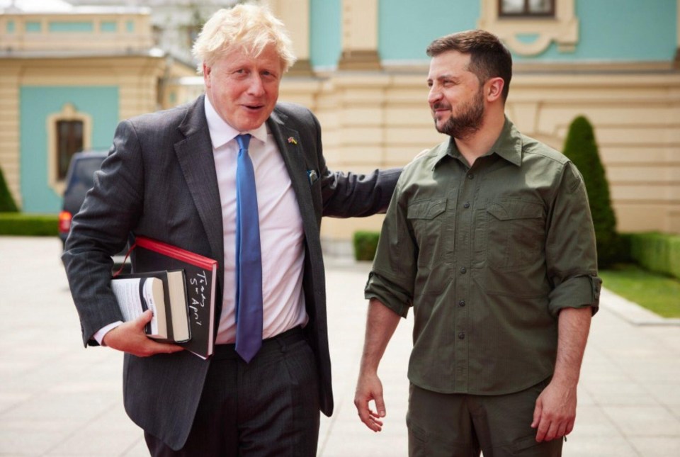 President Zelensky says Boris Johnson will always be a friend to Ukraine – as the PM prepares to step down