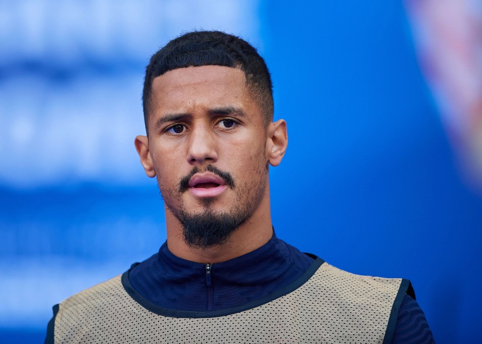 Arsenal ace William Saliba was spotted at London Colney with his agent amid contract talks