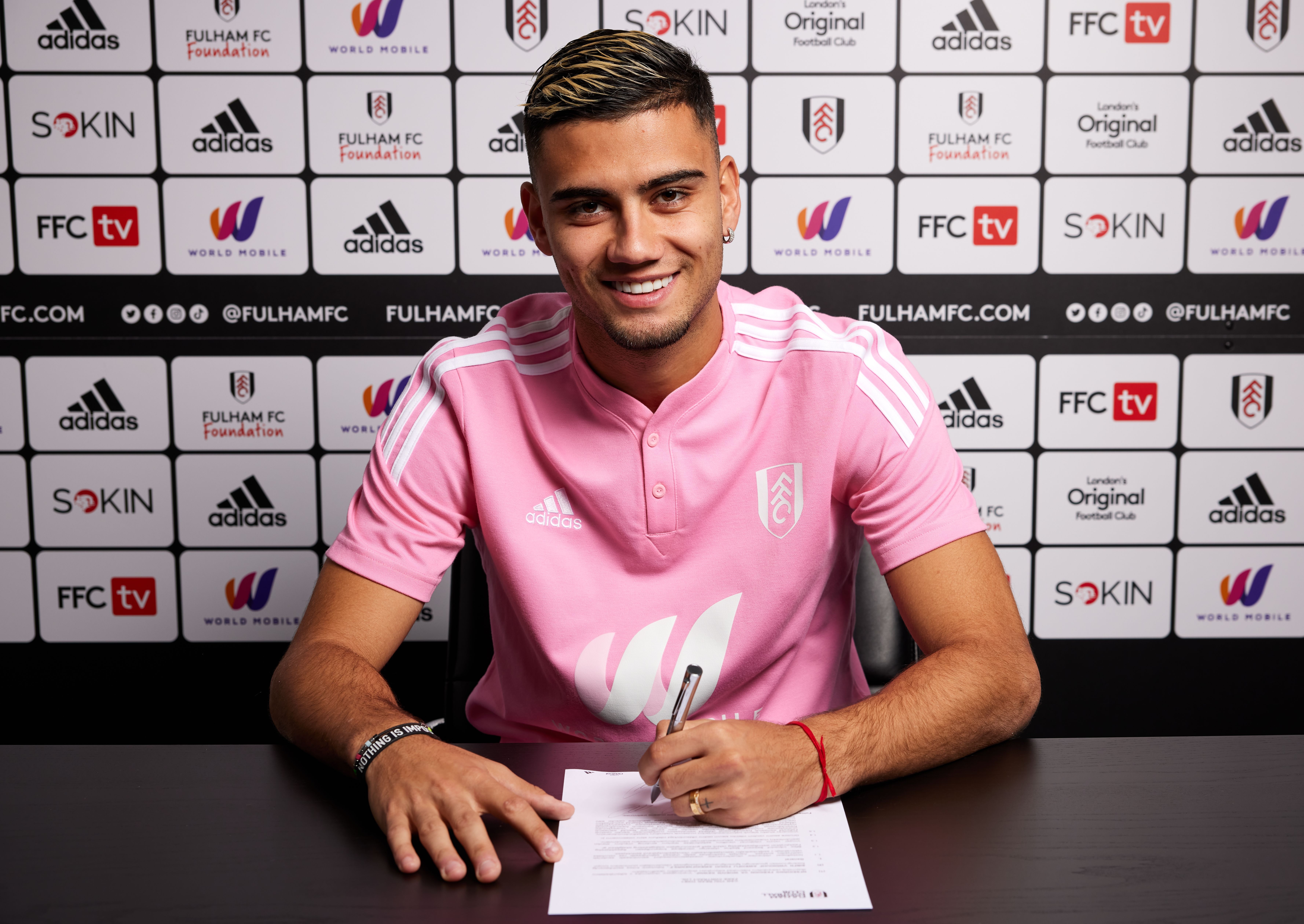 Andreas Pereira has joined Fulham from Man Utd for Â£13million