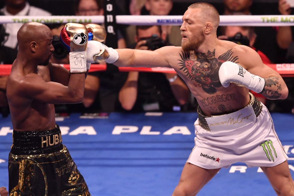 Conor McGregor and Floyd Mayweather put on a sizzling show in their first fight