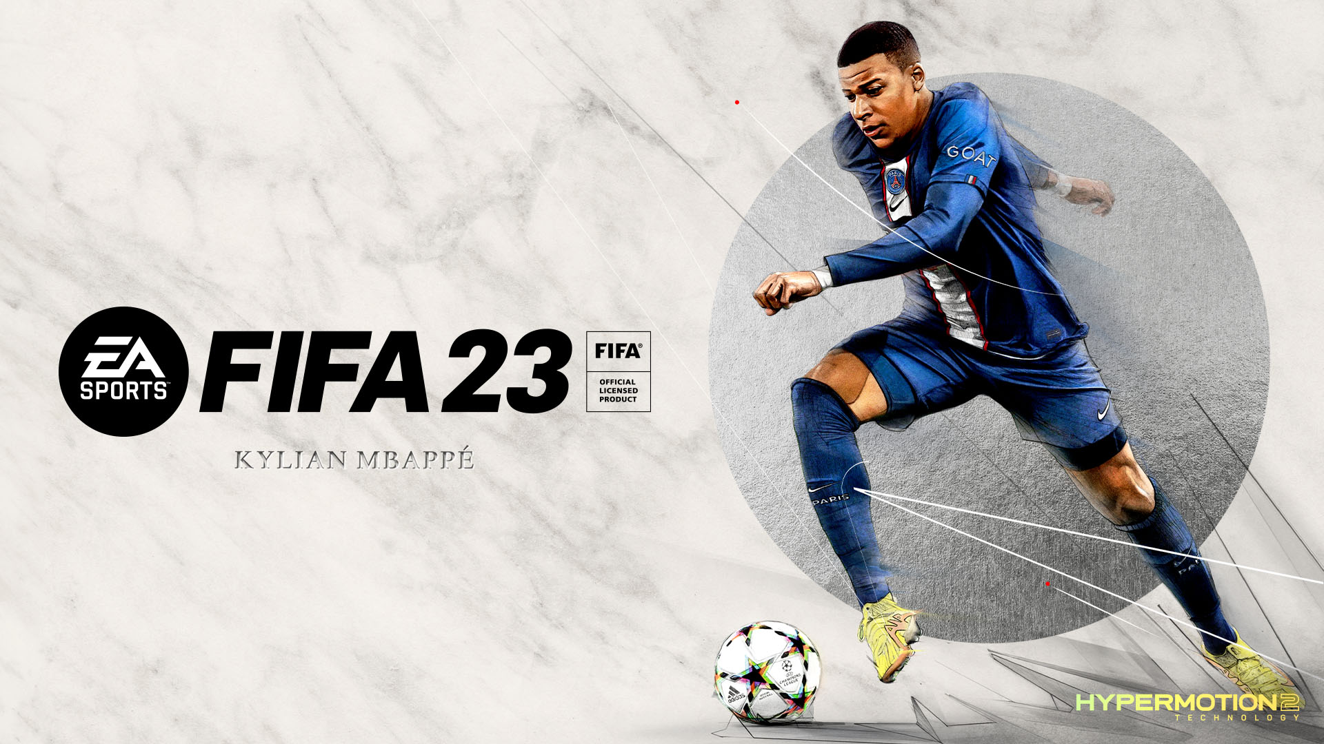 Kylian graces the cover for the third time in FIFA 23