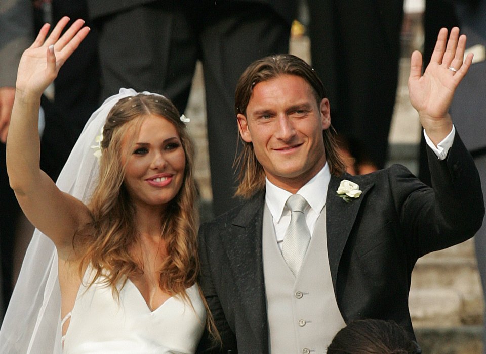 Their marriage in 2005 was broadcast by Sky Italia