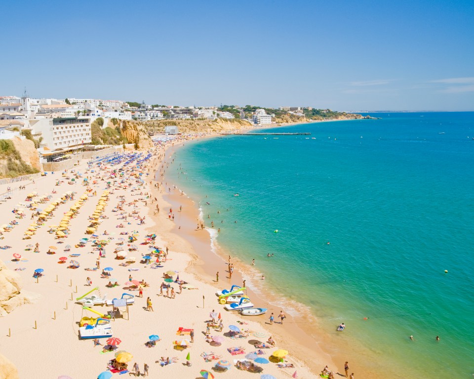 Albufeira is a popular spot for Brit tourists in Portugal