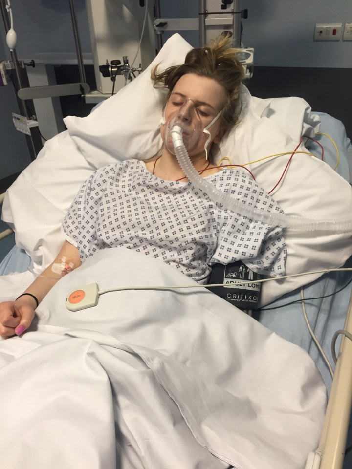 The 27-year-old had her first anaphylactic shock at 18 and hoped it would be her last