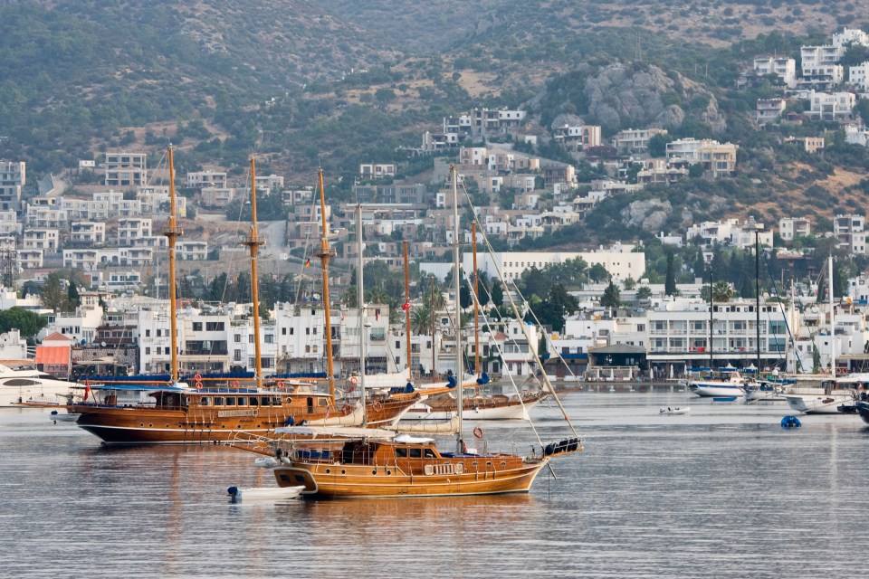 Bodrum is a famous port city with a busy waterfront