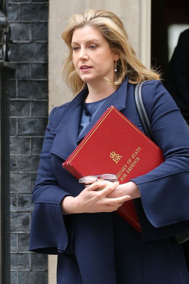 Penny Mordaunt increased her share by ten to sit on 92