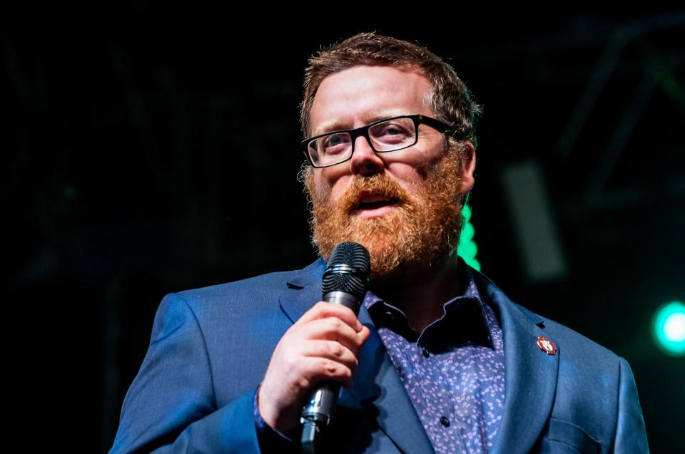 Comedian Frankie Boyle has come under fire for a violent joke about Holly Willoughby