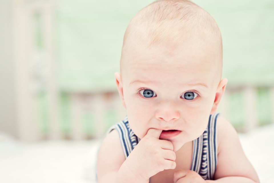 Babies usually start teething at around six months old, but this can vary