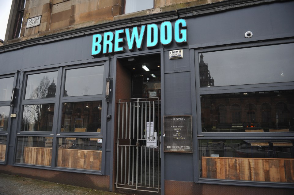 A BrewDog bar in Glasgow