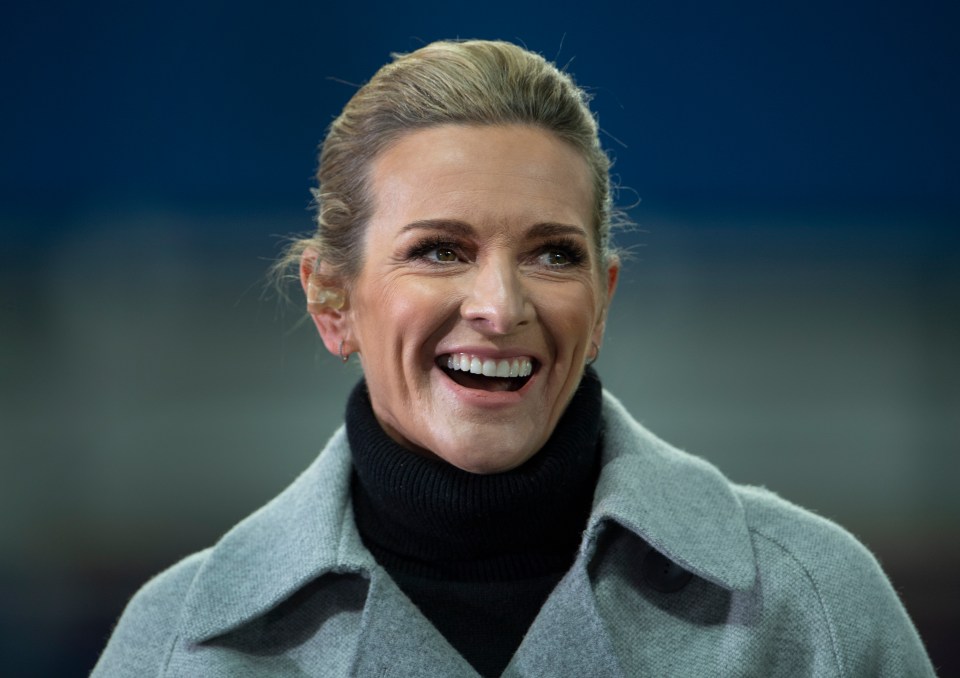 Gabby Logan hit back by pointing to the likes of Ian Wright and Jonathan Pearce